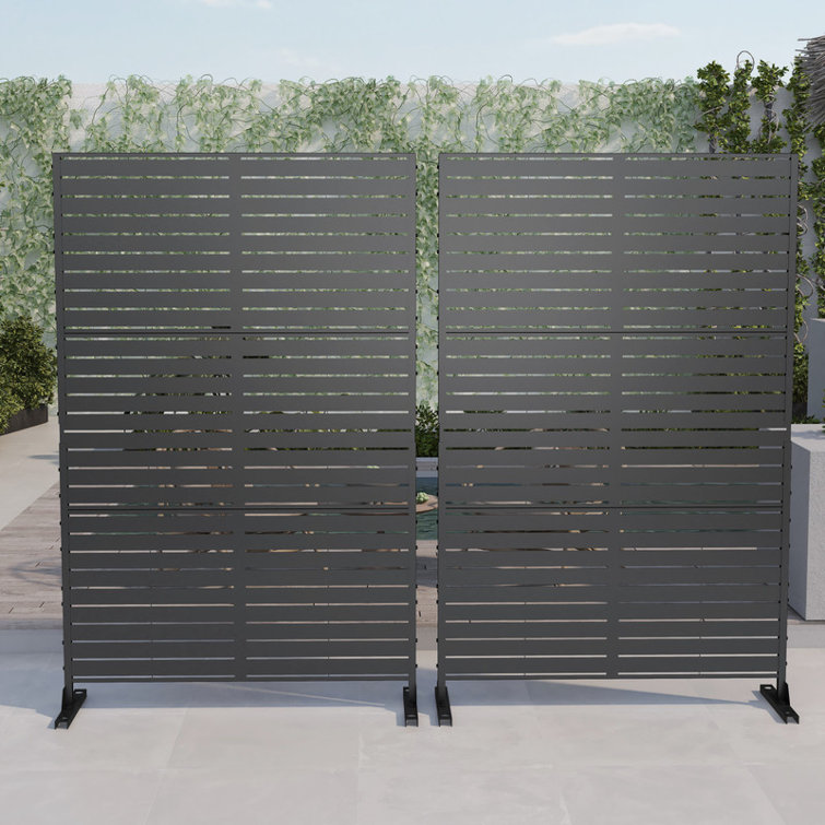 Tall Series Metal Privacy Screen(Set of Two)