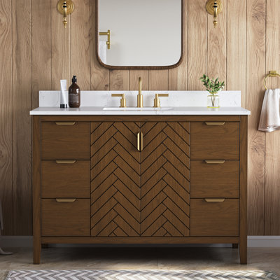 Ensemble de meuble-lavabo autoportant 48 po Abramowitz
