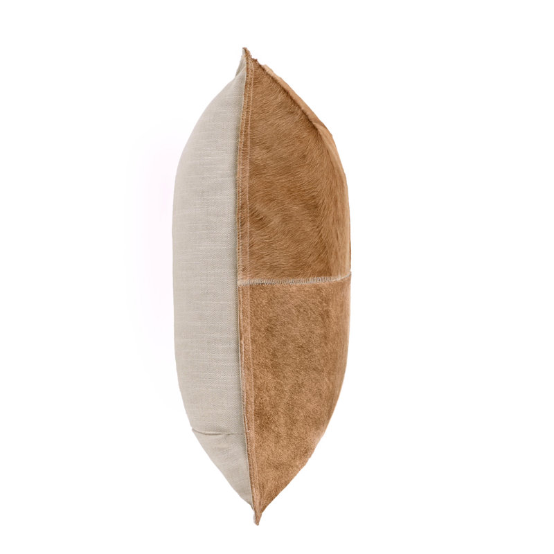 Canada Natural Hide Throw Pillow