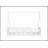 Twin Tent-Shaped Floor Bed,Teepee Bed With Guardrails,Slats,White-335365454