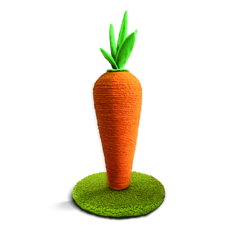  carrot cat scratching post