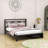 Metal Platform Bed with 2 Drawers-1514307475