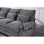 Canapé modulaire en forme de U de 106 pouces avec revêtement en chenille, conception modulaire confortable et charge intégrée pour les salons modernes-1053287756