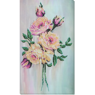  Bead Embroidery Kit - Gentle roses