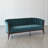 Channel Back Sofa-Dragonfly Velvet