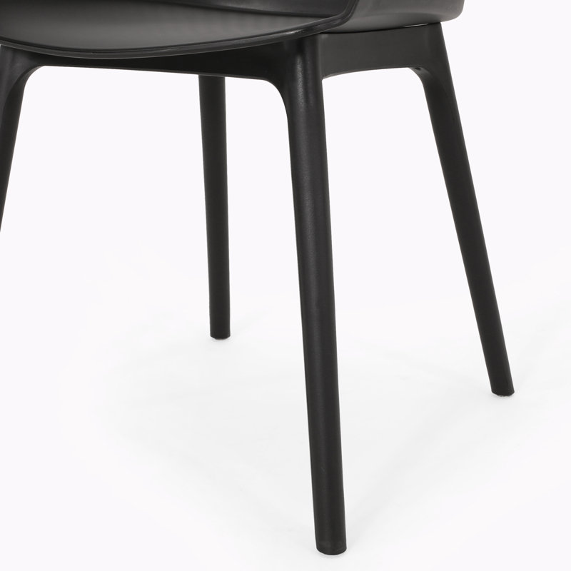 Patio Chair Set of 2, Black