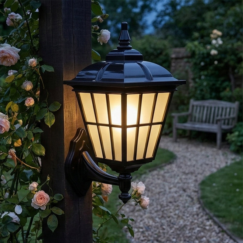 Midnight Carriage Outdoor Wall Lantern