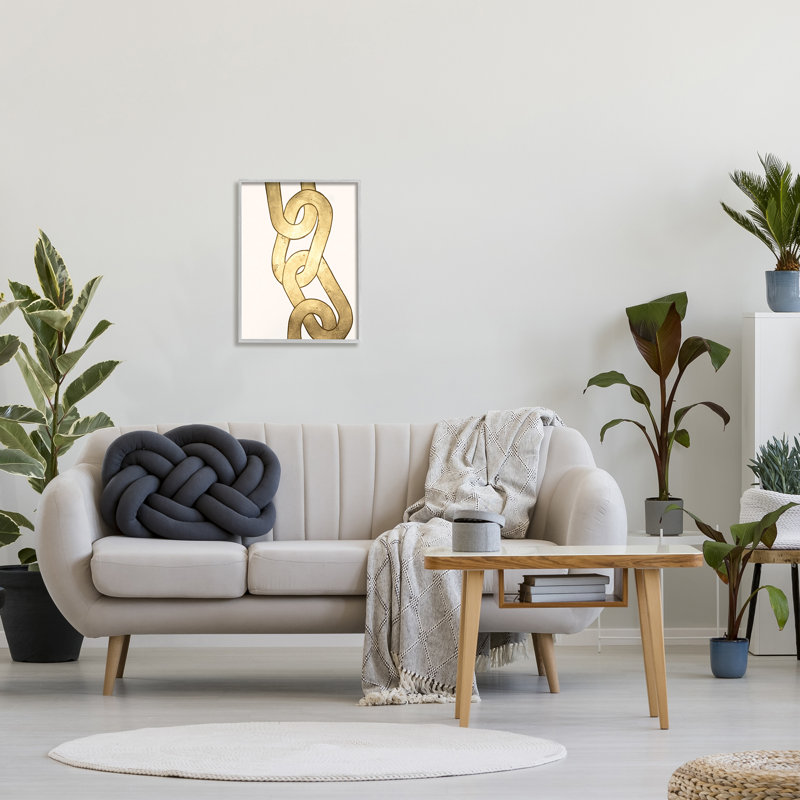 Art graphique moderne encadré sur bois par Vanna Lam, L 20 po x H 16 po, Estampe numérique Farmhouse