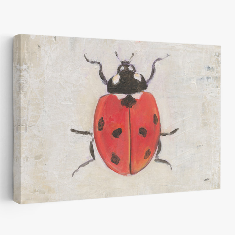 Animaux et beauté de jardin beige I art, H 32 po x l 48 po