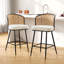 Tabouret de bar et de comptoir rembourré Cane-382988431-382988428-400685741