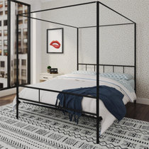Wayfair  Black Queen Size Canopy Beds You'll Love in 2023