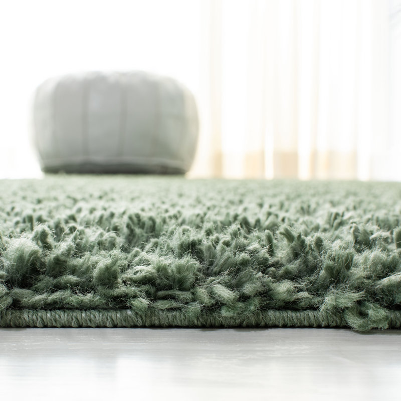 Tapis à poils longs Martensville, Rond 6 pi 7 po