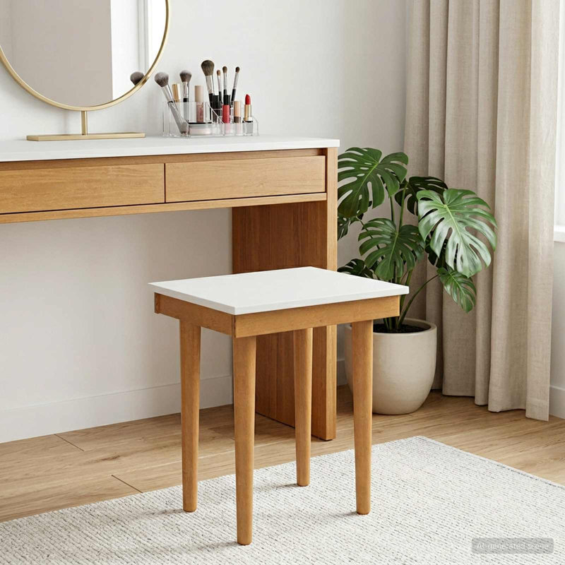 Solid Wood Accent Stool