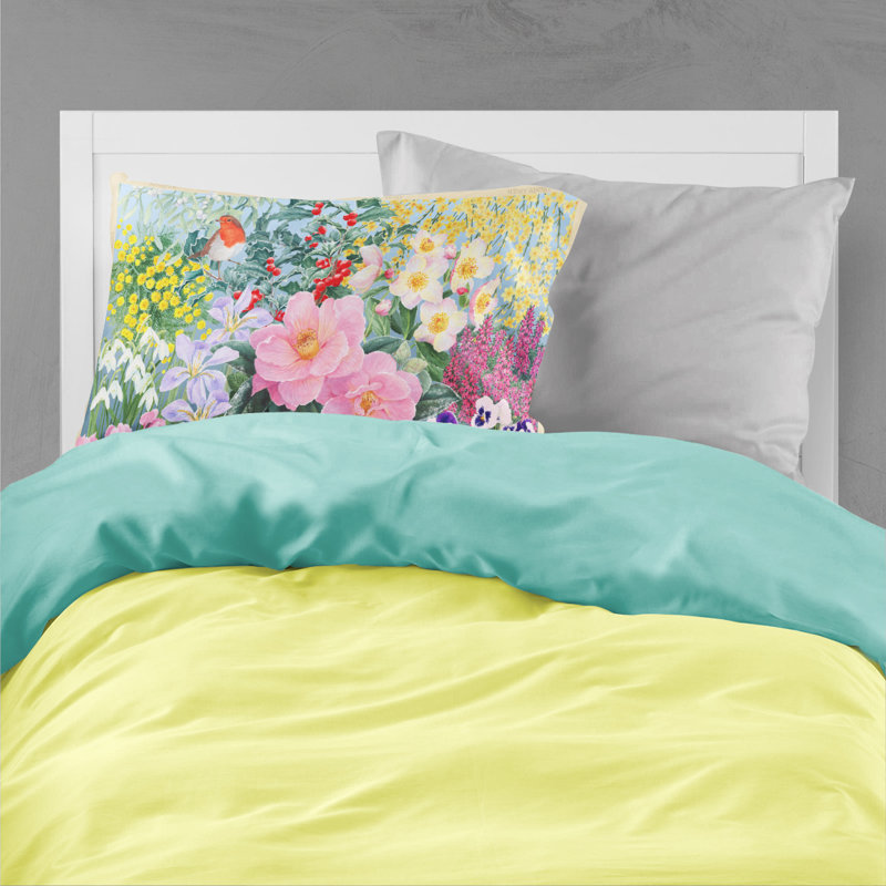 Taie d’oreiller floral winter