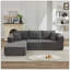 Canapé modulaire en forme de L avec méridienne à assise profonde Cloud Modular Cloud-254946710
