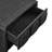Toscana 1-Drawer Nightstand In Black