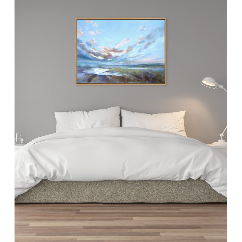 «Look West Fairburn Ings» par Nel Whatmore, reproduction d'art sur toile encadrée