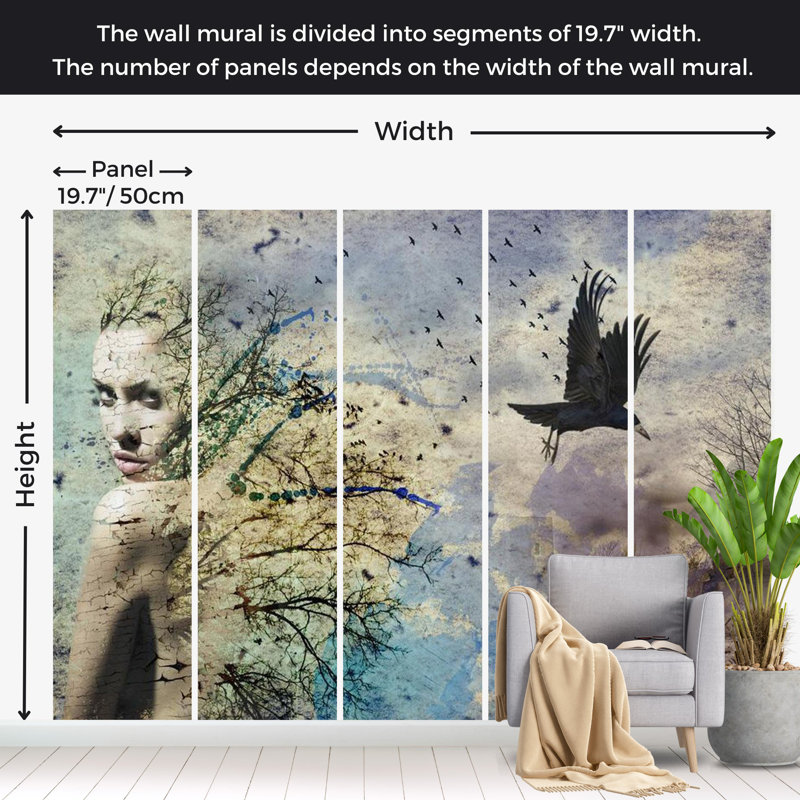 Wall Mural, 121" L x 157" W