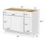 45'' Single Bathroom Vanity Base Only-93720781