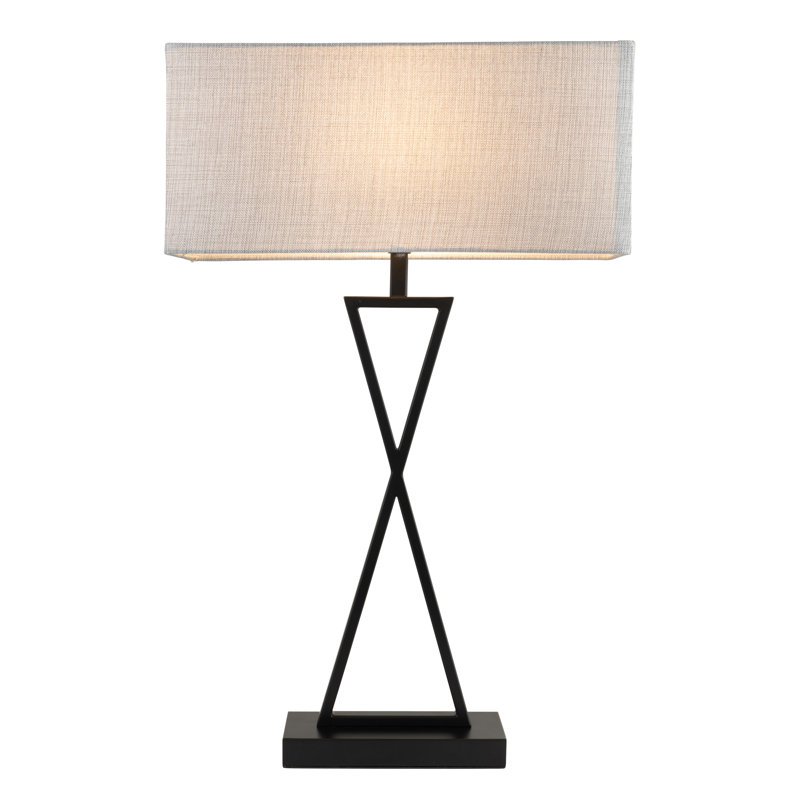 Harton 64Cm Black Rectangle Deco Style Table Lamp