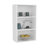 Chinle Wall Cabinet in Melamine with Open Storage-500828388-500828389