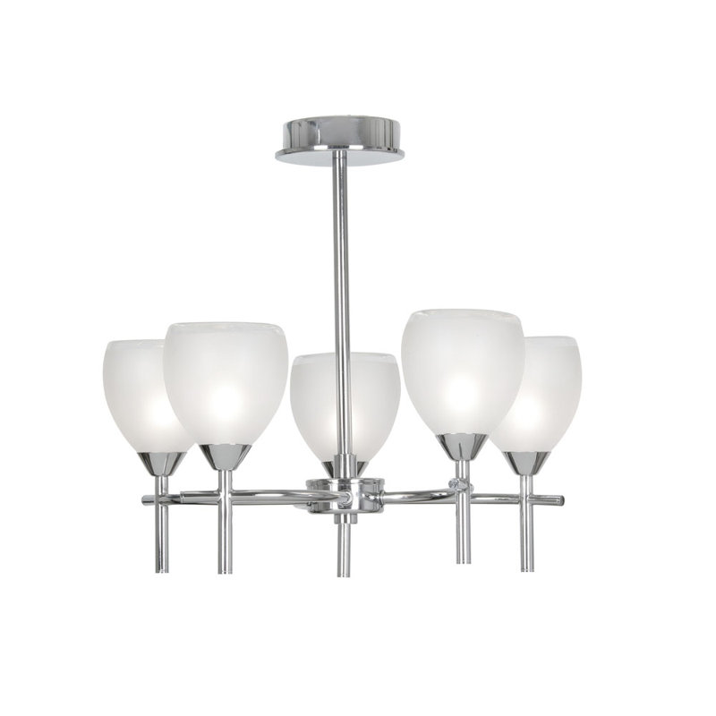 Pensford Glass Semi Flush Mount