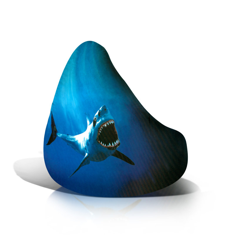 American Furniture Alliance Adult Bean Bag Chair, Sea Blue 