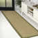Locklin Farmhouse Cottage Border Jute Natural/Olive Rug