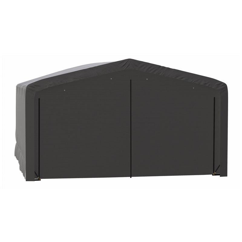 ShelterTube Wind and Snow-Load Rated Garage, 20x18x12 Grey