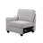Finley 7-Piece Modular L-Shape Linen Sectional Sofa and Ottoman