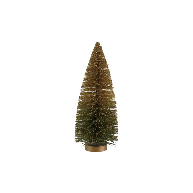 Arbre à brosse en sisal avec paillettes, H 9 po x l 4 po x P 4 po