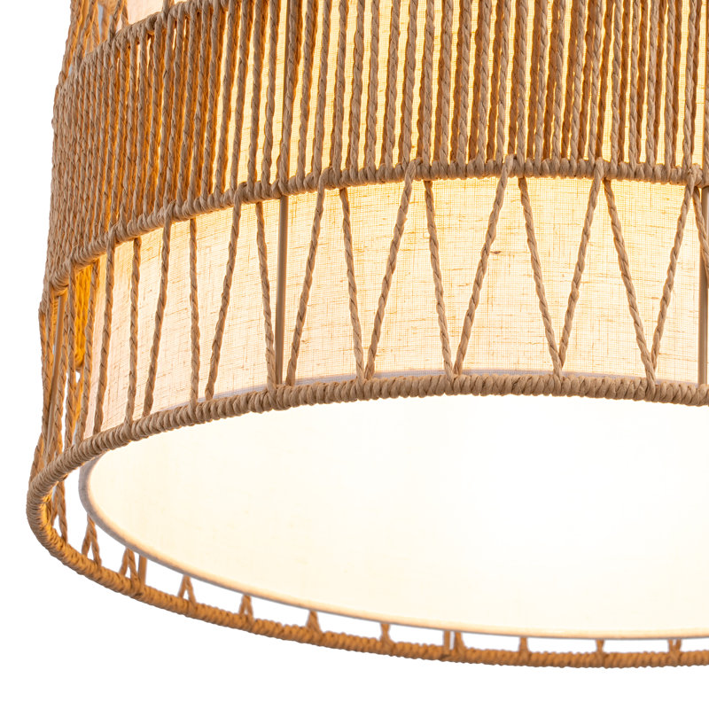Luminaire suspendu tambour 1 lumière
