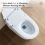 Toilette intelligente - siège chauffant, sans limite de pression d'eau, chasse d'eau automatique