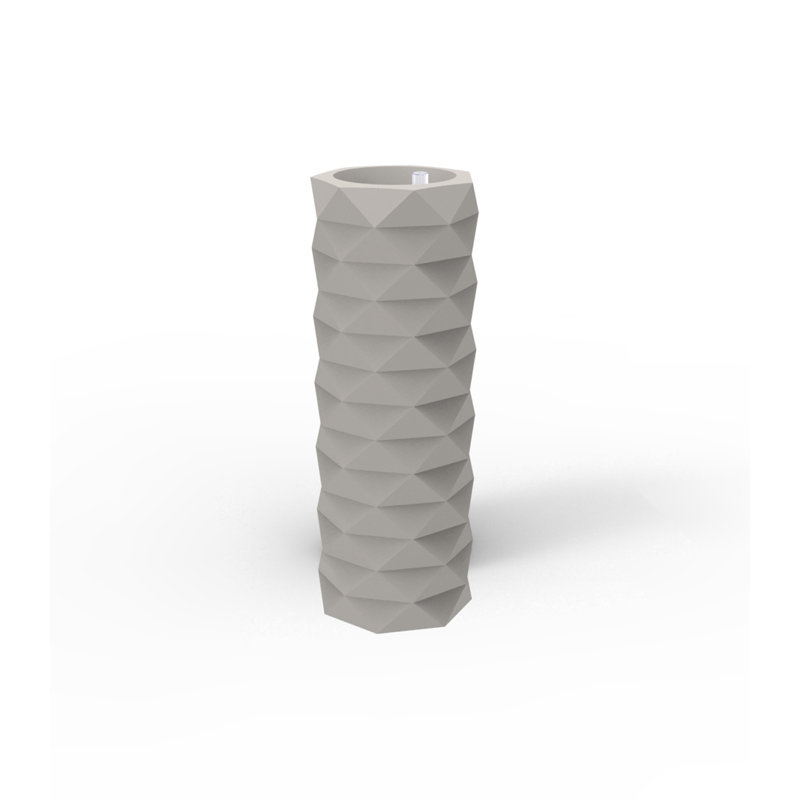 Marquis Resin Pot Planter, 33.75" H x 11.75" W x 11.75" D, Taupe