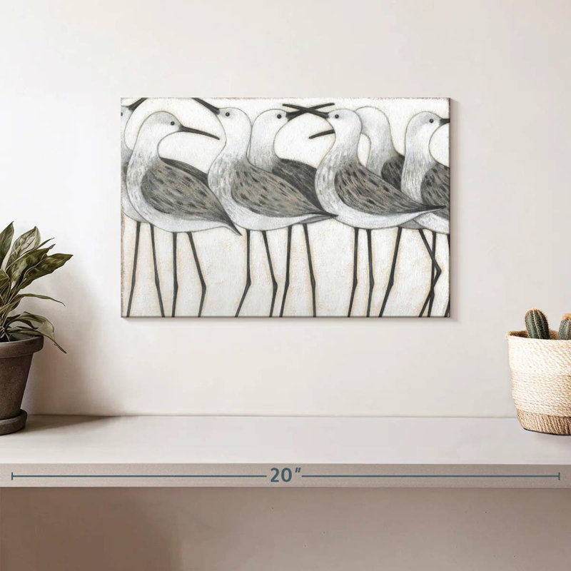 Brampt Shorebird Social, 8" H x 12" W
