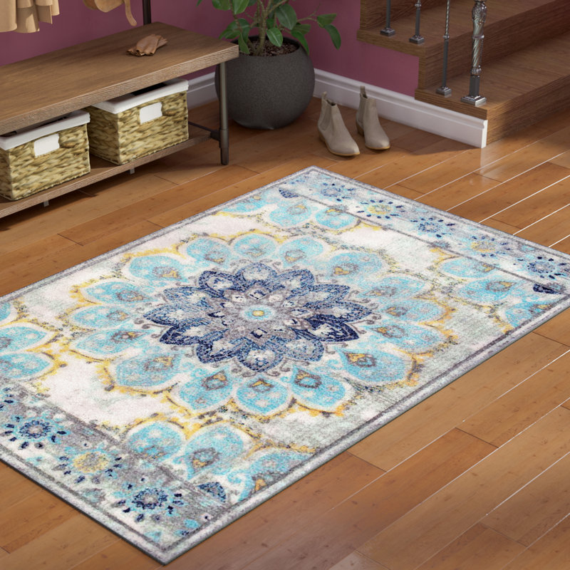 Floral Area Rug, Rectangle 244 x 305cm