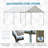 Heavy Duty Galvanized Car Canopy-111463269