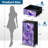 4 Drawer Dresser for Bedroom, Narrow Chest of Drawers, Wooden Top and Study Iron Frame 18"x37.5"-(WxH)