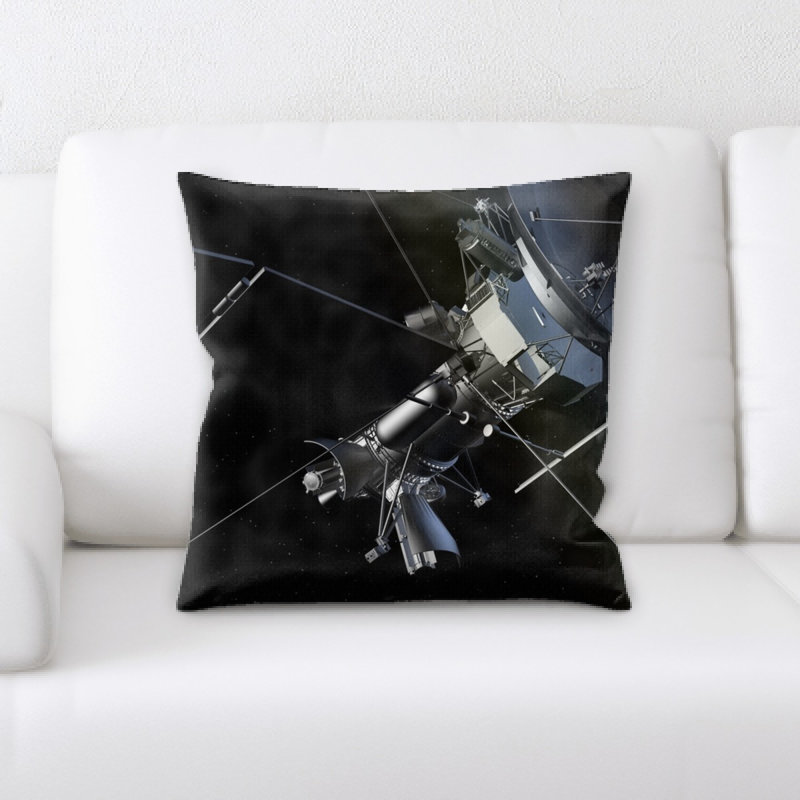 Coussin en jeté par satellite