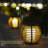 2-Pack Solar Lanterns for Outdoor Use – Hemp Rope LED Garden Lights, Durable & Waterproof, Hanging Lantern Perfect for Table, Patio and Pathway Lighting(5.5 inch
