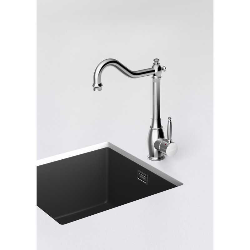 Schock Single Lever Monobloc Tap, Solid Stainless Steel