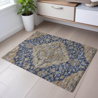 Premium Machine Washable Gurubaksh AMF1151 Global Rug