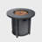Round Propane Fire Pit Table