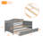 Twin Wooden Daybed With Trundle Bed-153044485