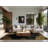 Soft Plush Faye New Years Modern & Contemporary Abstract Area Rug in Black – Black Binding-1576855707