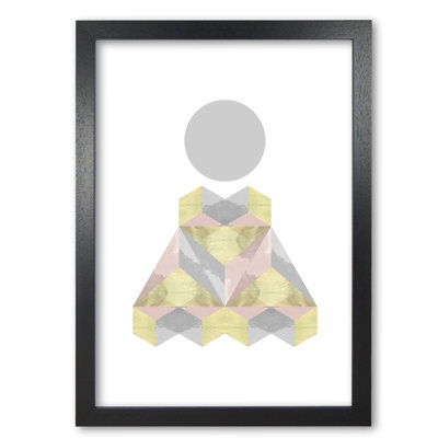 Abstract Shapes - Single Picture Frame Print