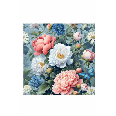 Impression d'art moderne sans cadre Floral