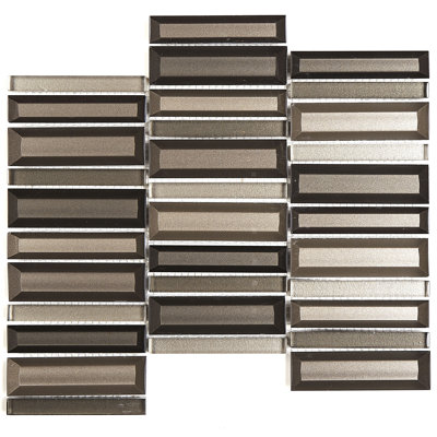 Daltile Cascading Waters 4 x Random Straight Stacked Mosaic Tile (10 Per Per Carton) (8.00 SQFT Per Carton)