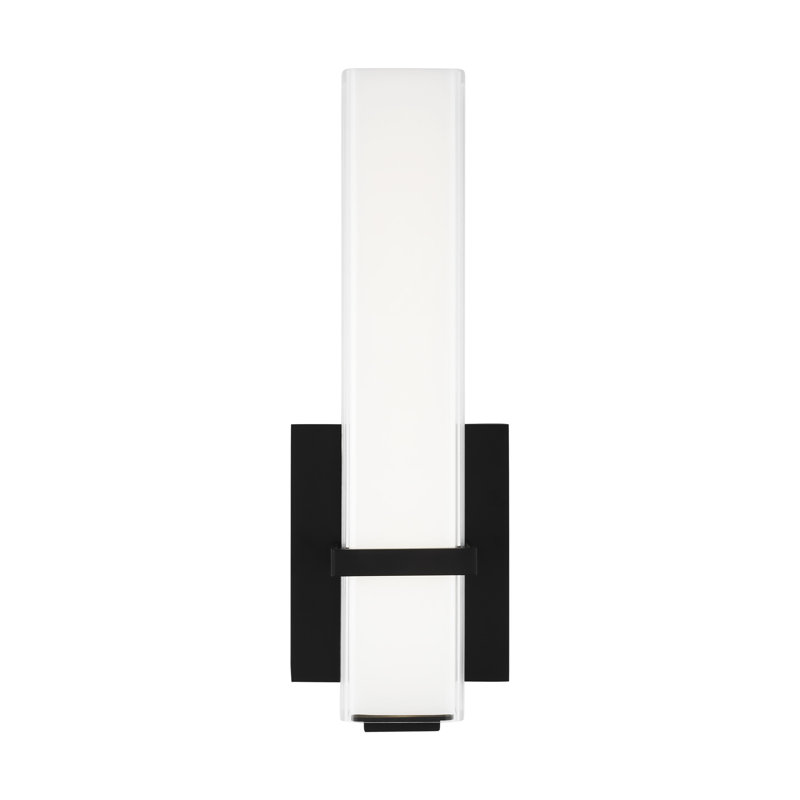 Milan 1 - Light LED Bath Bar, Nightshade Black