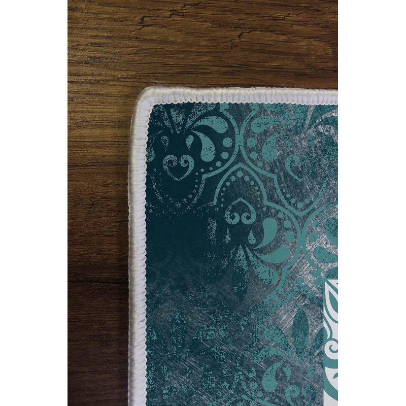 Tapis d'entrée de qualité supérieure, impression numérique 3D, 3,3 x 4,9 pi | 100% polyester, 650 g / m² | Antibactérien, dessous en PVC antidérapant, hauteur des poils: 0,3 po | Lavable à la machine, durable et élégant pour tout décor